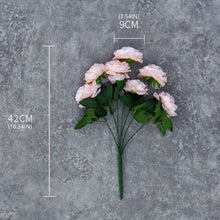 Load image into Gallery viewer, 7 Forks/Bouquet Artificial Flower Silk Peony Fake Flowers Artificial Plant Decorative Flowers Home Decor Wedding Decoration