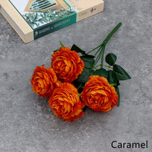 Load image into Gallery viewer, 7 Forks/Bouquet Artificial Flower Silk Peony Fake Flowers Artificial Plant Decorative Flowers Home Decor Wedding Decoration