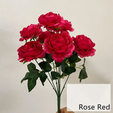 Load image into Gallery viewer, 7 Forks/Bouquet Artificial Flower Silk Peony Fake Flowers Artificial Plant Decorative Flowers Home Decor Wedding Decoration