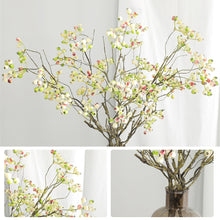 Load image into Gallery viewer, Luxury Cranberry Artificiales Blueberry Fake Berries Bouquet Silk Rose Artificial Plant Decorative Flowers Home Decor Wedding Decoration