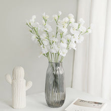 Load image into Gallery viewer, Artificial Flower Bouquet Silk Sweet Pea Fake Flowers Artificial Plant Decorative Flowers Home Decor Wedding Decoration