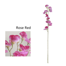 Load image into Gallery viewer, Artificial Flower Bouquet Silk Sweet Pea Fake Flowers Artificial Plant Decorative Flowers Home Decor Wedding Decoration