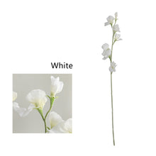 Load image into Gallery viewer, Artificial Flower Bouquet Silk Sweet Pea Fake Flowers Artificial Plant Decorative Flowers Home Decor Wedding Decoration