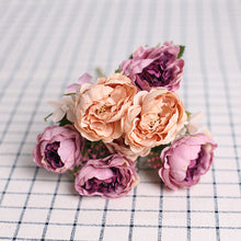 Load image into Gallery viewer, 7 Forks/Bouquet Artificial Flower Silk Peony Fake Flowers Artificial Plant Decorative Flowers Home Decor Wedding Decoration