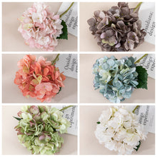 Load image into Gallery viewer, Artificial Flower Silk Hydrangea Fake Flowers Artificial Plant Decorative Flowers Home Decor Wedding Decoration