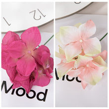 Load image into Gallery viewer, Artificial Flower Silk Hydrangea Fake Flowers Artificial Plant Decorative Flowers Home Decor Wedding Decoration