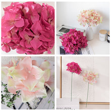 Load image into Gallery viewer, Artificial Flower Silk Hydrangea Fake Flowers Artificial Plant Decorative Flowers Home Decor Wedding Decoration