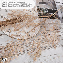 Load image into Gallery viewer, Gold -Tone Series Plastic Artificial Flowers Eucalyptus Ginkgo Leaf Coins Leaf Heart Grass Wedding Festival Decoration