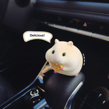 Load image into Gallery viewer, Cute Anime Stealing Hamster Car Interior Decoration Gourmet Hamster Auto Window Center Console Decoration for Car Accessories