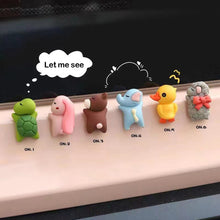 Load image into Gallery viewer, Car Ornaments Mini Sleeping Cute Animals Car Center Console Display Screen Car Interior Decorations Sheep Turtle Pendant Doll