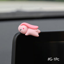 Load image into Gallery viewer, Car Ornaments Mini Sleeping Cute Animals Car Center Console Display Screen Car Interior Decorations Sheep Turtle Pendant Doll