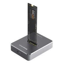 Load image into Gallery viewer, Blueendless M.2 SSD Enclosure Base for M2 NVME/SATA Dual-protocol 10Gbps USB3.1