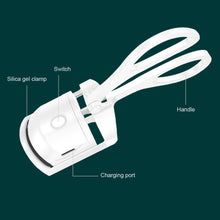 Load image into Gallery viewer, Electric Eyelash Curler Portable Chargeable Eyelash Curler Lasting Shaping Two Gear Temperature Electric Heated Eyelash Curler