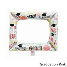 Load image into Gallery viewer, 50x59CM Birthday Photo Frame Foil Balloons Happy Birthday Photo Booth Props Party Decor Decorations Supplies Kid Toys Gift