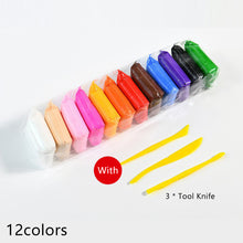 Load image into Gallery viewer, 12/24/36 Color Light Polymer Clay Soft Plasticine Toy Safe Colorful Playdough Slimes Toys Plasticine DIY Creative Clay Kid Gift