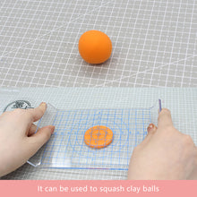Load image into Gallery viewer, Clay Modeling Tool Mud Pressing Plate Transparent Acrylic Round Tube Roller Soft Plasticine Polymer Rubbing Plates Practical Pottery Tool Craft Accessories