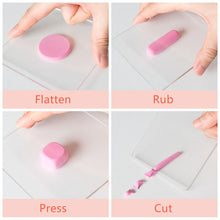 Load image into Gallery viewer, Clay Modeling Tool Mud Pressing Plate Transparent Acrylic Round Tube Roller Soft Plasticine Polymer Rubbing Plates Practical Pottery Tool Craft Accessories