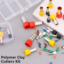 Load image into Gallery viewer, 8/40pcs Mini Clay Cutters Earring Hole Hollow Round Cutter Pottery Tools Polymer Clay Tools Clay Extruder