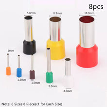 Load image into Gallery viewer, 8/40pcs Mini Clay Cutters Earring Hole Hollow Round Cutter Pottery Tools Polymer Clay Tools Clay Extruder