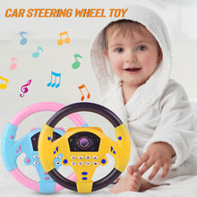 Load image into Gallery viewer, Music Simulate Driving Car Steering Wheel Early Educational Intelligent for Kids Eletric Baby Toys with Sound Vocal Toys