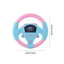 Load image into Gallery viewer, Music Simulate Driving Car Steering Wheel Early Educational Intelligent for Kids Eletric Baby Toys with Sound Vocal Toys