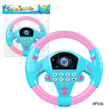 Load image into Gallery viewer, Music Simulate Driving Car Steering Wheel Early Educational Intelligent for Kids Eletric Baby Toys with Sound Vocal Toys
