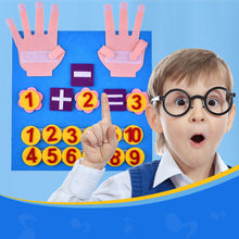 Load image into Gallery viewer, Kid Montessori Toys Felt Finger Numbers Math Toy Children Counting Early Learning For Toddlers Intelligence Develop 30*30cm