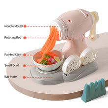 Load image into Gallery viewer, 18/19/26Pcs Kids DIY Color Clay Noodle Maker Machine Plasticine Tools Set Play Dough Clay Art Dumpling Simulation Kitchen Pretend Play