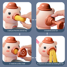 Load image into Gallery viewer, 18/19/26Pcs Kids DIY Color Clay Noodle Maker Machine Plasticine Tools Set Play Dough Clay Art Dumpling Simulation Kitchen Pretend Play