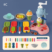 Load image into Gallery viewer, 18/19/26Pcs Kids DIY Color Clay Noodle Maker Machine Plasticine Tools Set Play Dough Clay Art Dumpling Simulation Kitchen Pretend Play