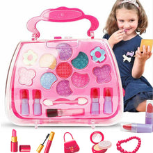 Load image into Gallery viewer, Fashion Kids Cosmetics Make Up Set Safe Washable Girls Makeup Set Box Princess Beauty Pretend Play Toys For Baby Girl Gifts