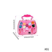 Load image into Gallery viewer, Fashion Kids Cosmetics Make Up Set Safe Washable Girls Makeup Set Box Princess Beauty Pretend Play Toys For Baby Girl Gifts