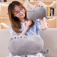 Load image into Gallery viewer, 25cm/40cm Kawaii Cat Pillow With Zipper Only Skin Without PP Cotton Biscuits Cat Plush Pillow Doll Cushion Children Gift Toys