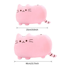 Load image into Gallery viewer, 25cm/40cm Kawaii Cat Pillow With Zipper Only Skin Without PP Cotton Biscuits Cat Plush Pillow Doll Cushion Children Gift Toys