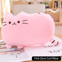 Load image into Gallery viewer, 25cm/40cm Kawaii Cat Pillow With Zipper Only Skin Without PP Cotton Biscuits Cat Plush Pillow Doll Cushion Children Gift Toys