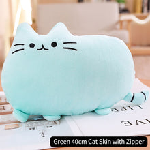 Load image into Gallery viewer, 25cm/40cm Kawaii Cat Pillow With Zipper Only Skin Without PP Cotton Biscuits Cat Plush Pillow Doll Cushion Children Gift Toys