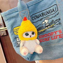 Load image into Gallery viewer, Shark Cat Fried Shrimp Pendant Doll Cute Cat Plush Doll Room Car Bag Decoration Pendant Christmas Present Couple Pendant Valentine's Day