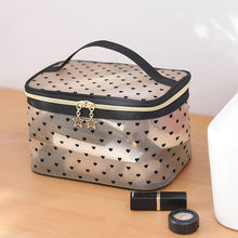 Load image into Gallery viewer, Large Capacity Mesh Cosmetic Bag Transparent Make Up Pouch Organizer Travel Storage Case Women Toiletry Organizer Portable