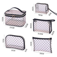 Load image into Gallery viewer, Large Capacity Mesh Cosmetic Bag Transparent Make Up Pouch Organizer Travel Storage Case Women Toiletry Organizer Portable