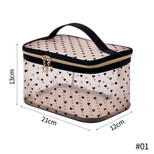 Load image into Gallery viewer, Large Capacity Mesh Cosmetic Bag Transparent Make Up Pouch Organizer Travel Storage Case Women Toiletry Organizer Portable