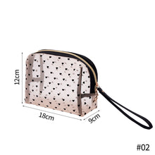 Load image into Gallery viewer, Large Capacity Mesh Cosmetic Bag Transparent Make Up Pouch Organizer Travel Storage Case Women Toiletry Organizer Portable