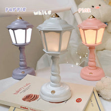 Load image into Gallery viewer, Retro Mini Table Lamp USB Charging Desk Lamp Street Lamps Design Night Lights Touch Dimmable BedSide Lights Bedroom Decor