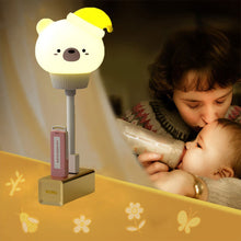 Load image into Gallery viewer, LED Chlidren USB Night Light Cute Cartoon Night Lamp Bear Remote Control for Baby Kid Eye Protection Light Christmas Birthday Gift