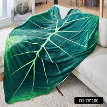 Load image into Gallery viewer, Large Leaf Blanket for Bed Sofa Cover Flannel Throw Blanket Home Decor Cozy Warm Fluffy Adult Blanket