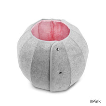 Load image into Gallery viewer, Ball Shape Foldable Cat Bed House Interactive Cat Tunnel Toy Dual Use Indoor Toys Cats House Shell Kitten Cave Cushion Cats Accessories