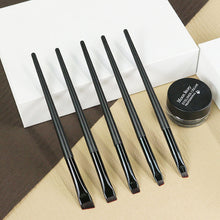 Load image into Gallery viewer, Portable Thin Eyebrow Eyeliner Brush Creative Fine Angled Brow Contour Brush Women Eyebrow Liner Cream Cosmetic Makeup Tools