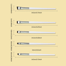 Load image into Gallery viewer, Portable Thin Eyebrow Eyeliner Brush Creative Fine Angled Brow Contour Brush Women Eyebrow Liner Cream Cosmetic Makeup Tools