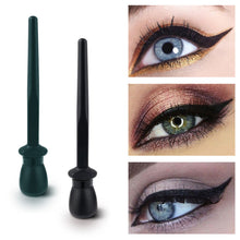 Load image into Gallery viewer, Reusable Silicone Eyeliner Makeup Tools Eyeliner Easy Clean Waterproof Eyeliner Brush Eyeliner for Shaky Hands Beginer Makeup