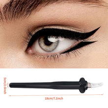 Load image into Gallery viewer, Reusable Silicone Eyeliner Makeup Tools Eyeliner Easy Clean Waterproof Eyeliner Brush Eyeliner for Shaky Hands Beginer Makeup