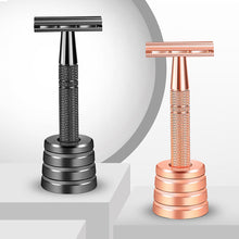 Load image into Gallery viewer, Classic Razor Double Edge Safety Razor for Mens Shaving Women Hair Removal 5 Shaving Blades Manual Shaver Razor